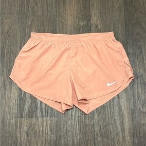 Nike Dri-FIT Running Shorts | Size Large | Peach Coral Pink